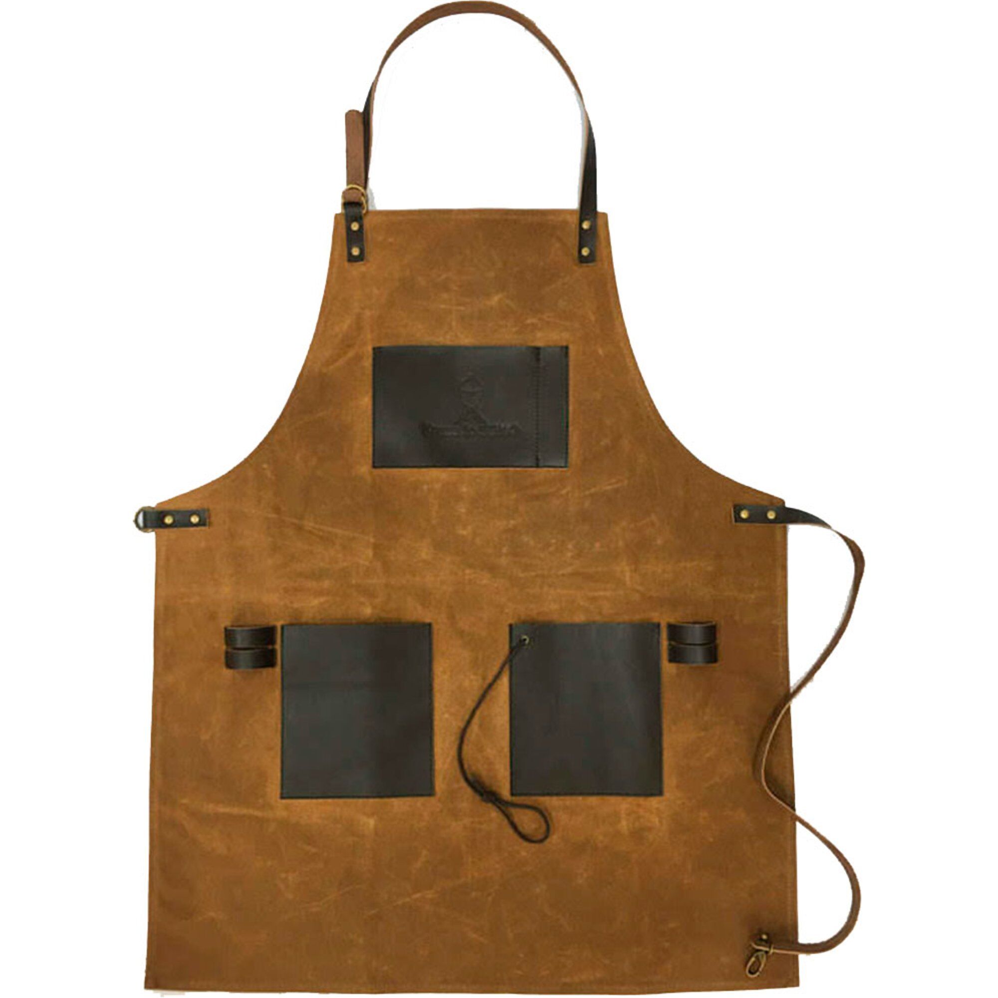 Förkläde, brunt