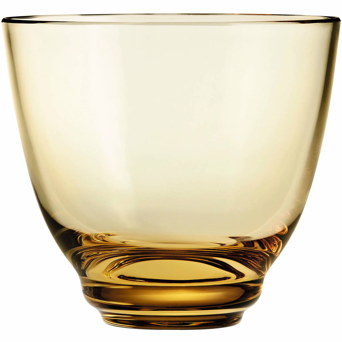 Flow vattenglas 35 cl., bärnsten