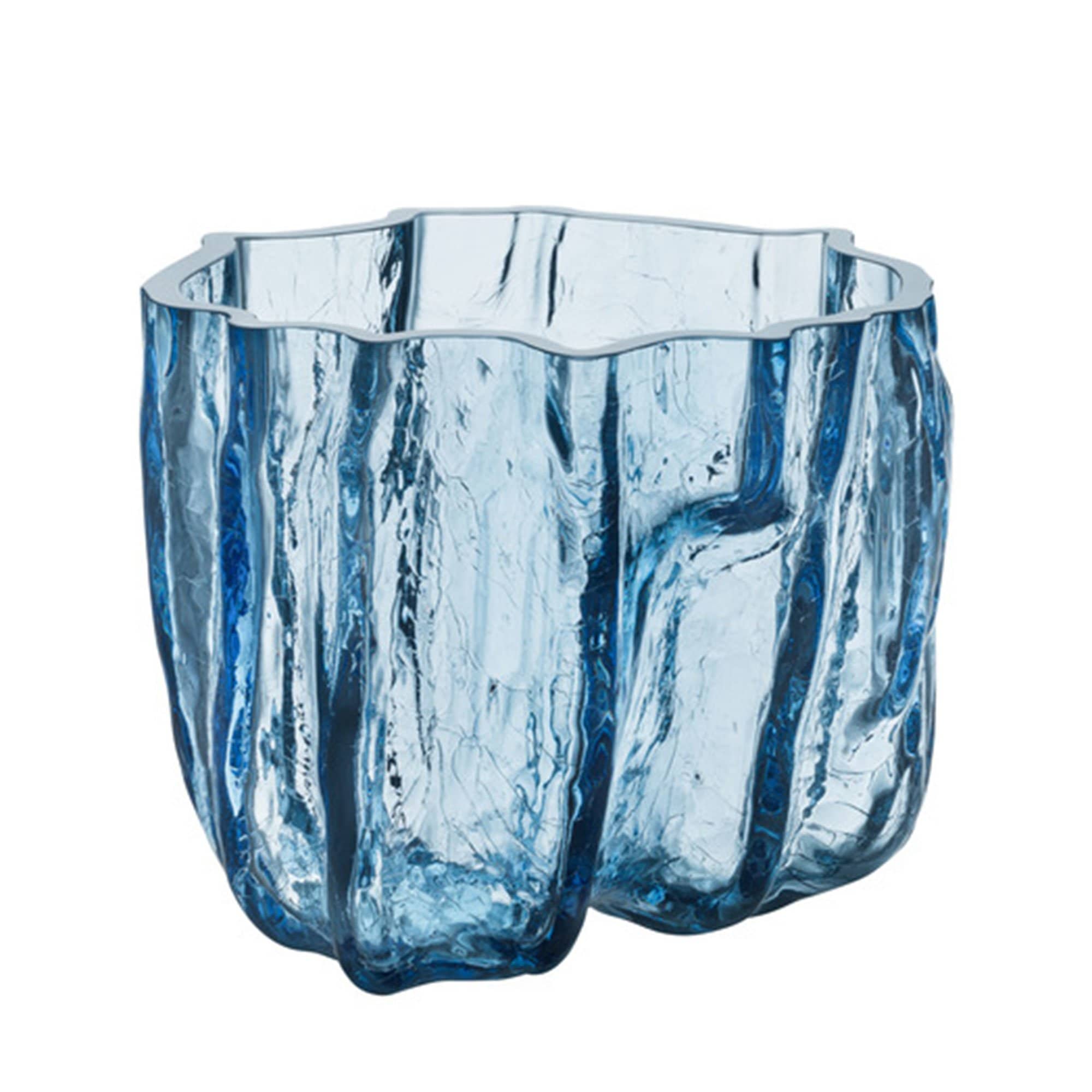 Crackle Vase 175 Circular Glass