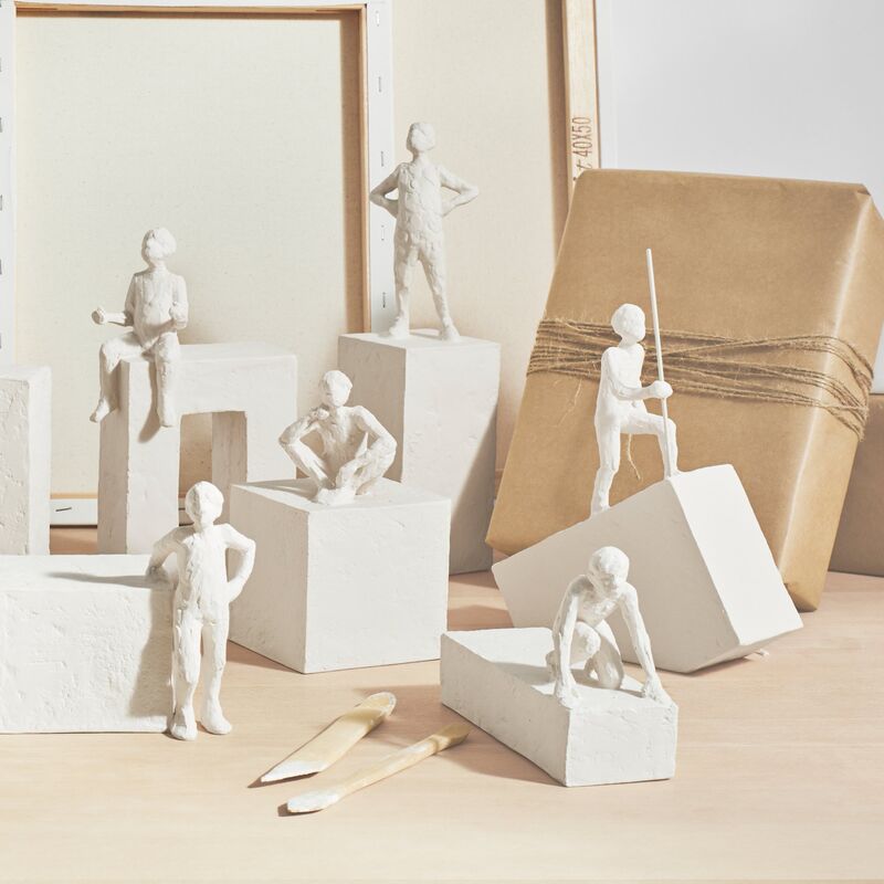 Astro Vædder stjernetegnsfigur, hvid