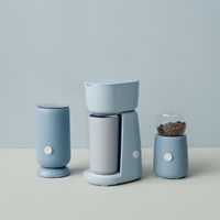 Foodie elektrisk mælkeskummer, dusty blue