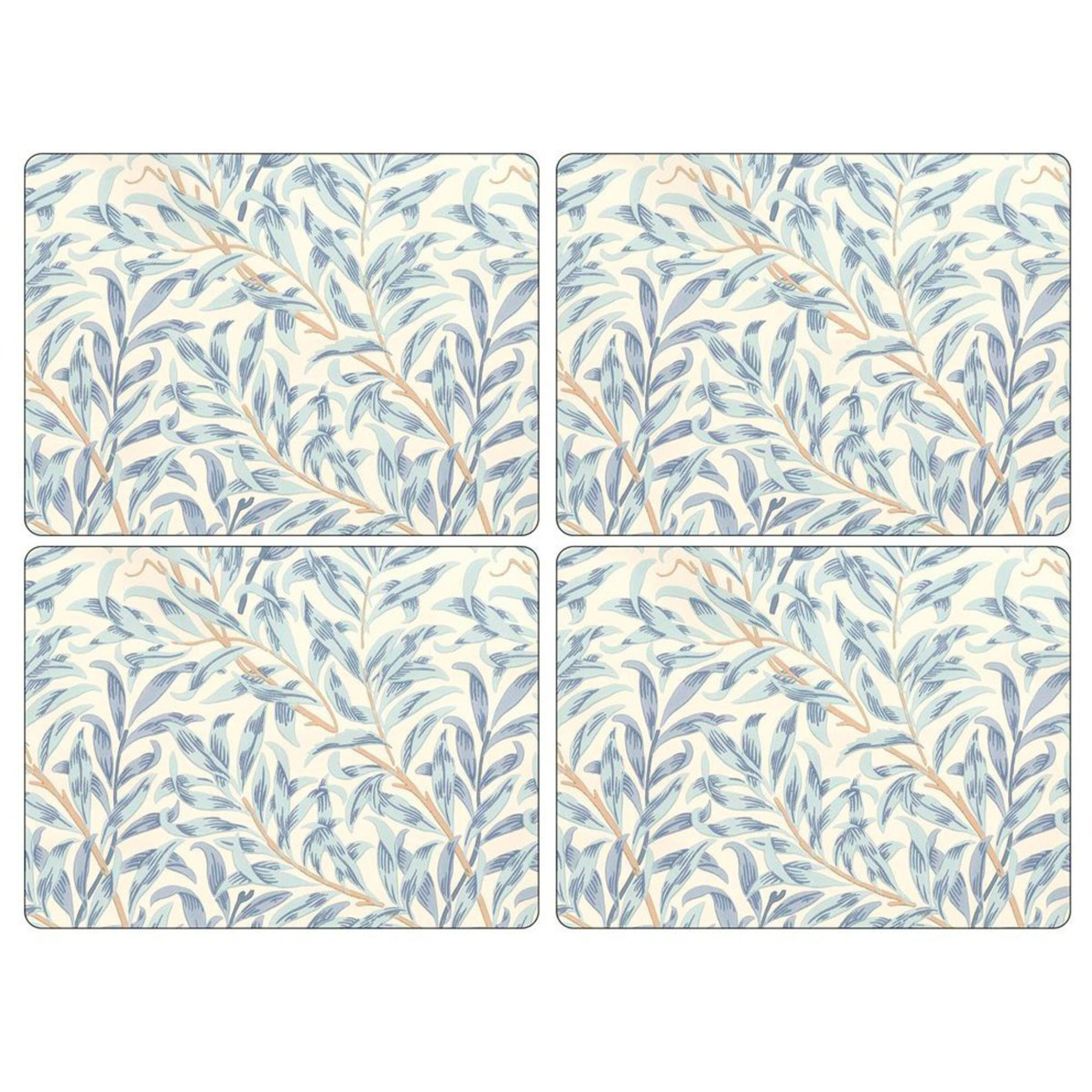 Willow Morris Blå Bordsunderlägg 4-pack