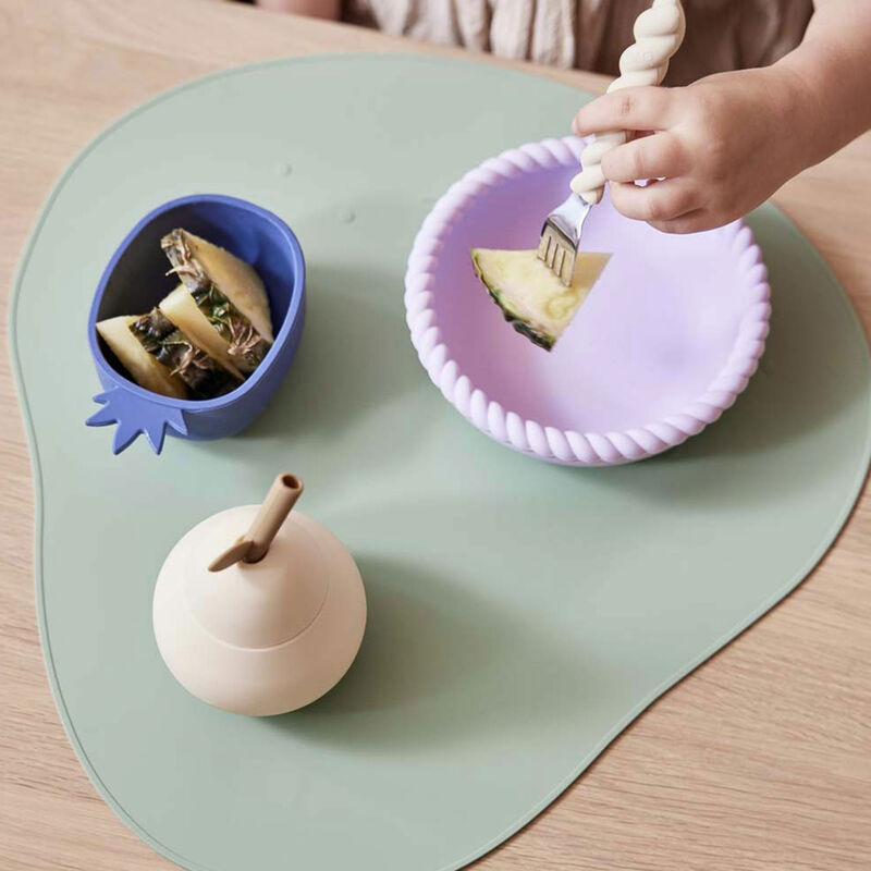 OYOY Mini Yummy skålsett, pineapple & apple