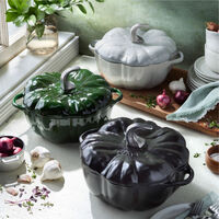 La Cocotte Pumpa gjutjärnsgryta 24 cm / 3,5 liter, svart