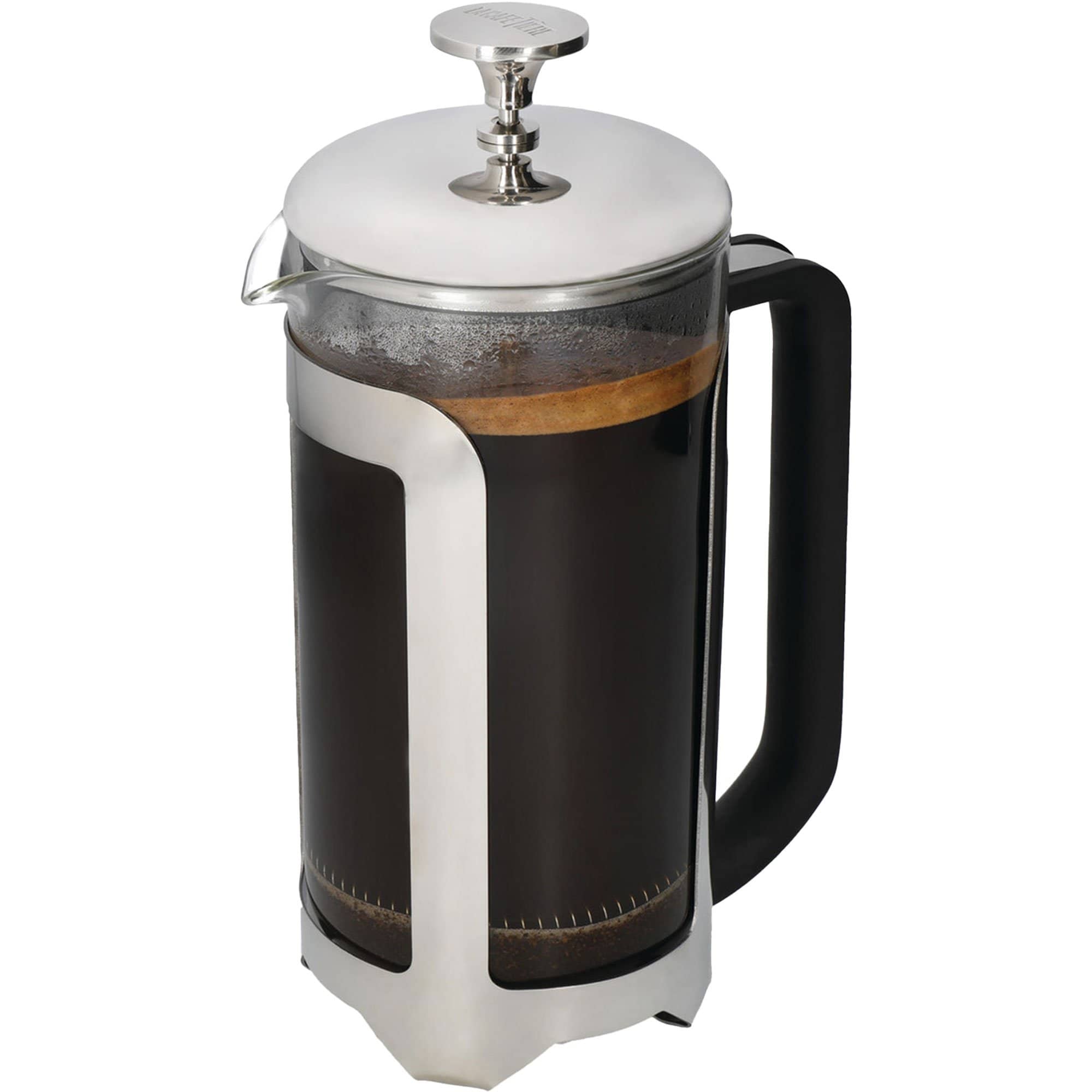 La Cafetire Roma Stempelkande 8 kopper, rustfrit stål