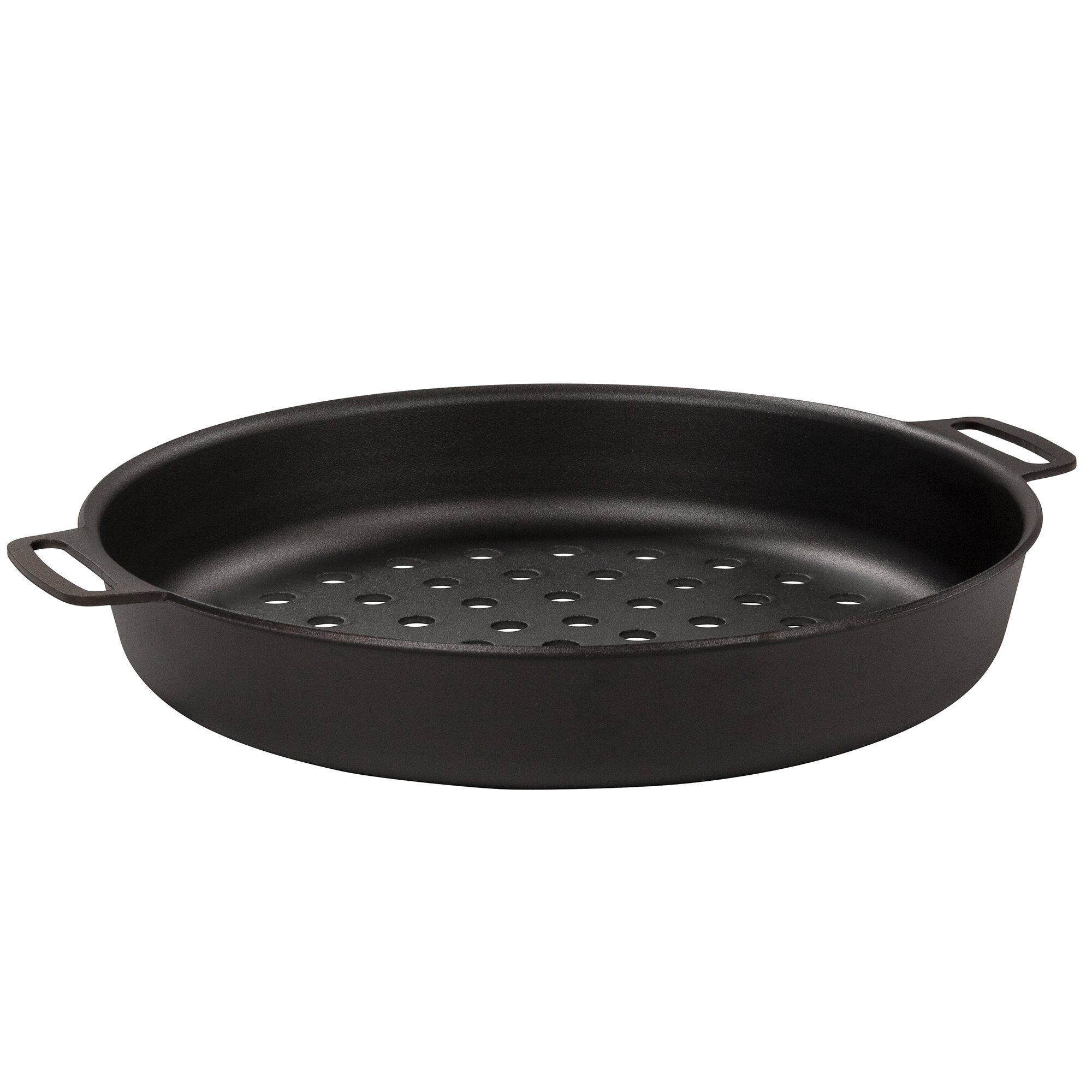 Perforerad grillform, Ø30 cm, kolstål