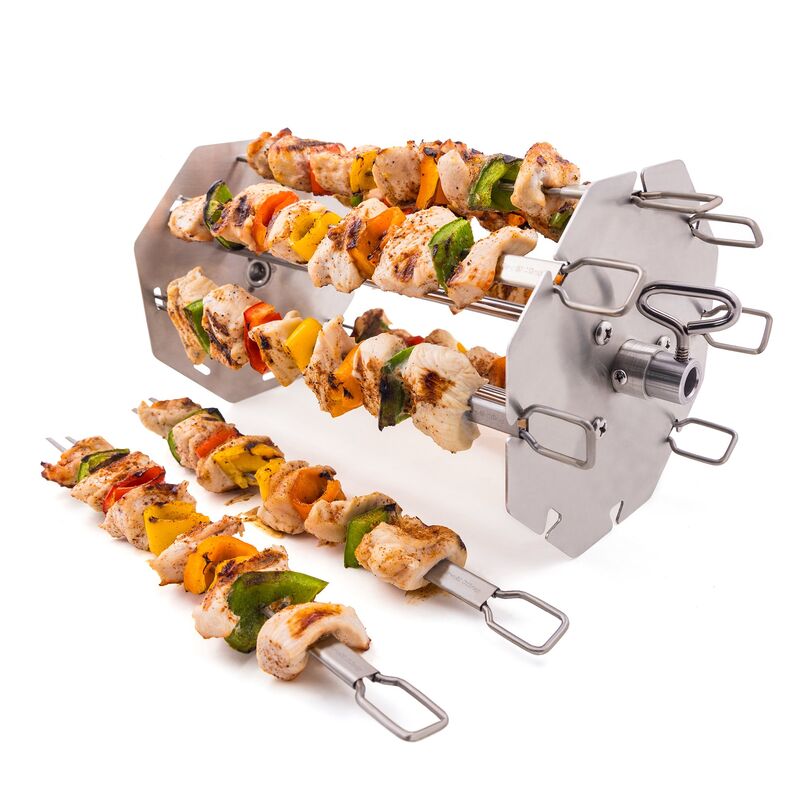 Grillspetthållare till rotisserie