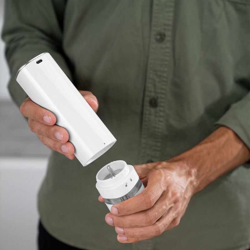 elektriskt kryddkvarnsset 21 cm, svart/vit