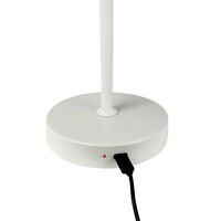 Stockholm LED bordlampe, pearl white