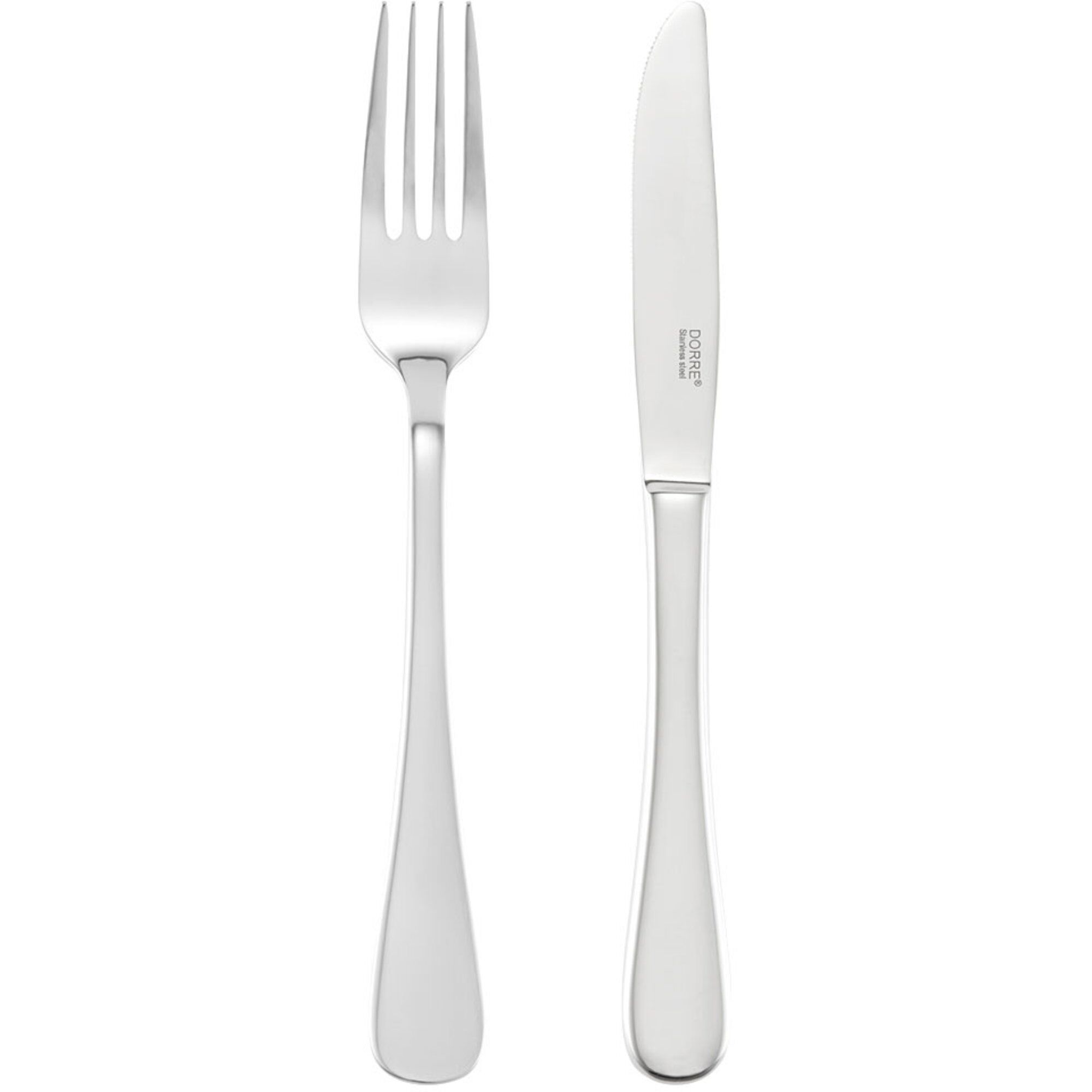 Dorre - Classic dessertgaffelkniv 6 stk 18cm stål