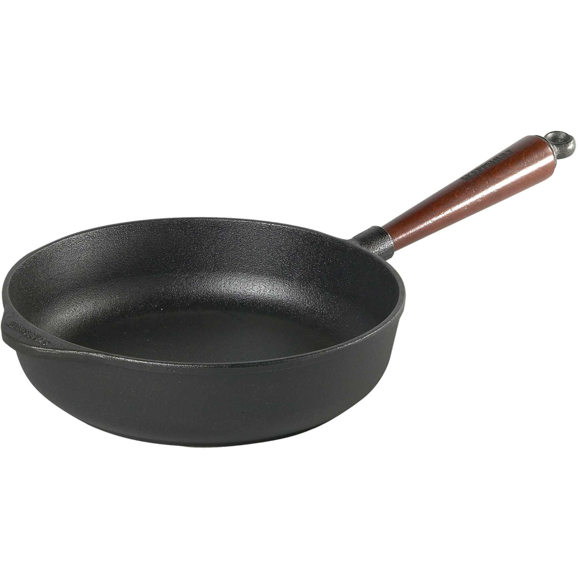 Traktörpanna 25 cm Trähandtag