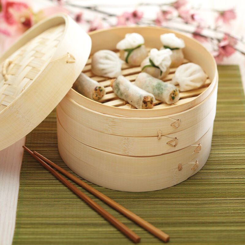 Dampkoker Bambus 20 cm