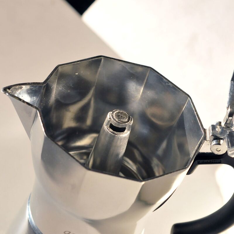 Mokabryggare 6 koppar, aluminium