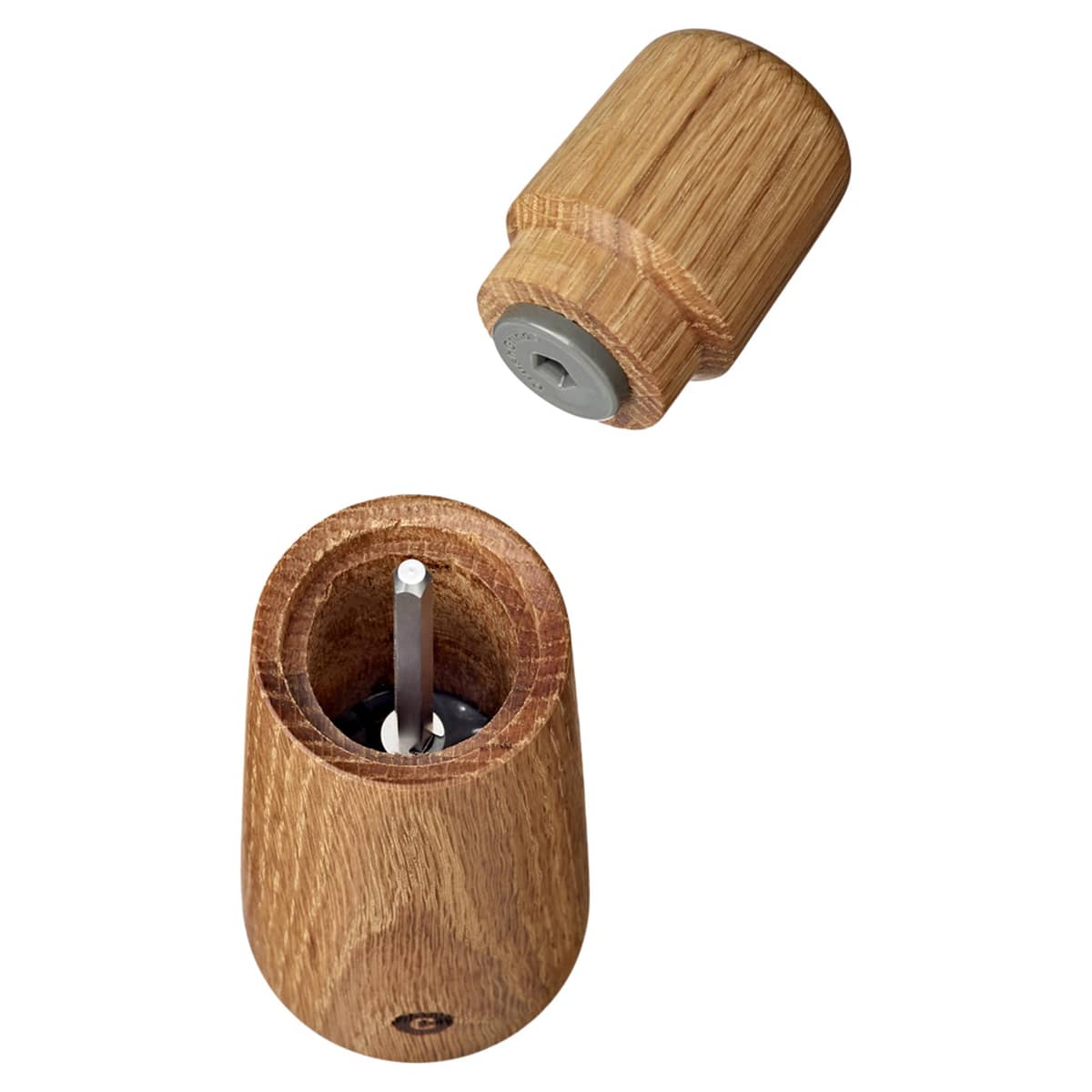 Stockholm salt- og pepperkvern, 11 cm, eik