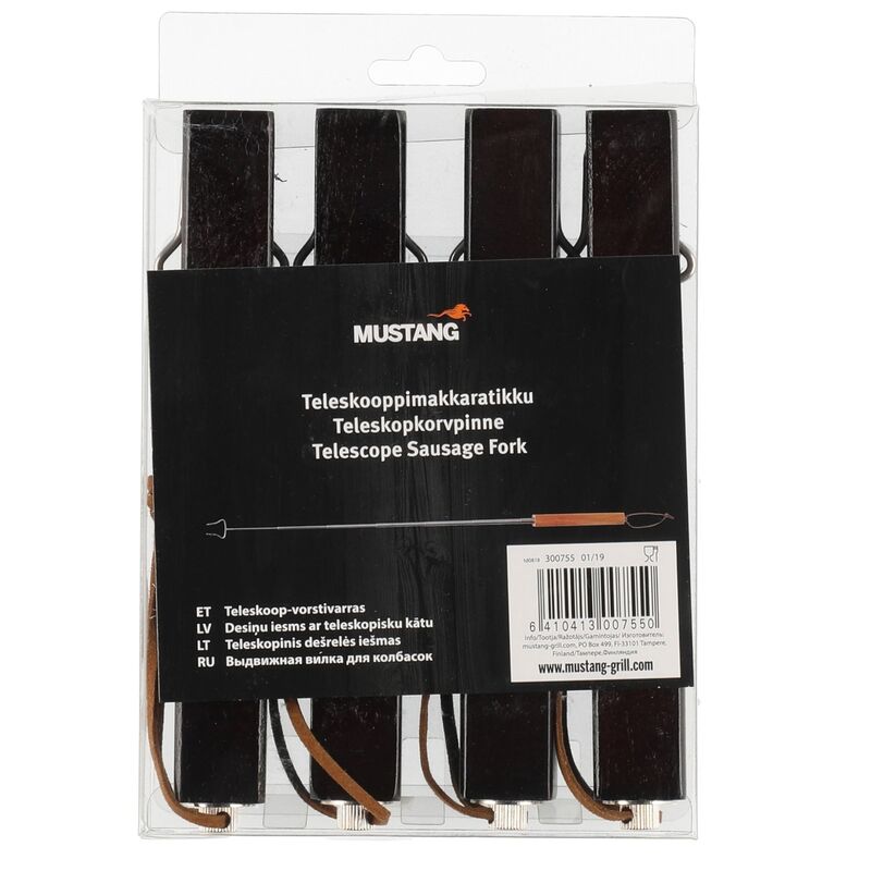 Teleskopiska korvpinnar, 4-pack