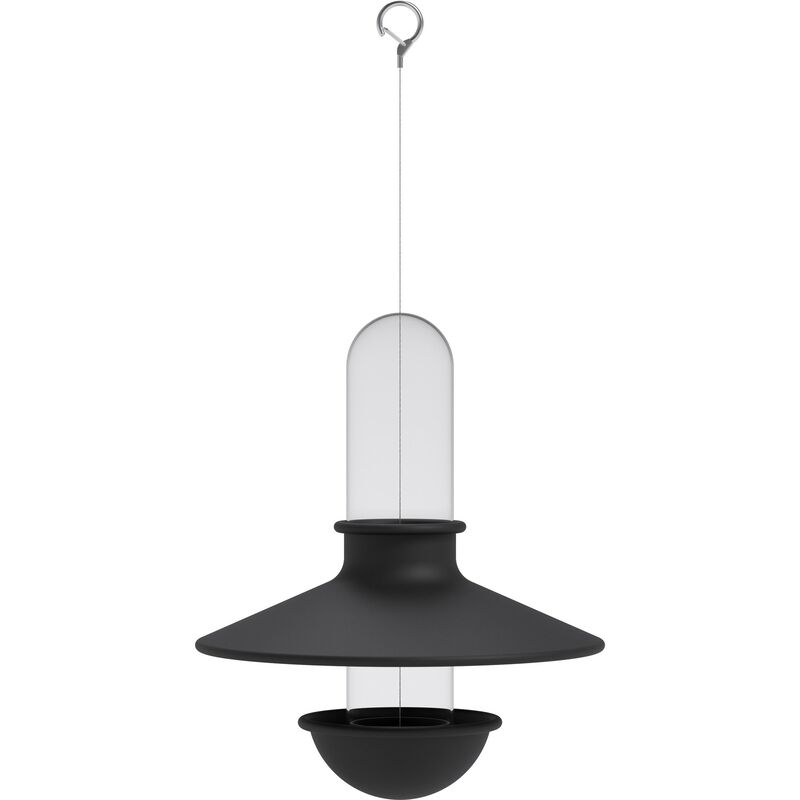 De Luxe fuglefoderautomat, sort