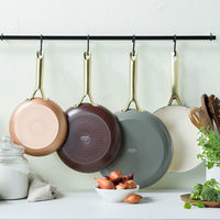 Shades stekpanneset 3 delar, copper/chocolate brown/quartz grey