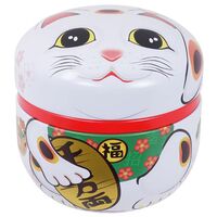 Lucky Cat teepurkki 100 g, valkoinen