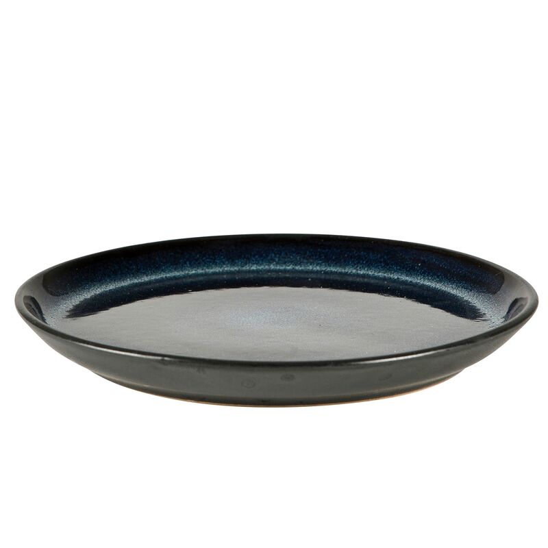 Gastro tallerken 17 cm, mørkeblå/svart