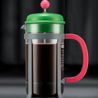 Java kaffepress 8 koppar, grön/grå