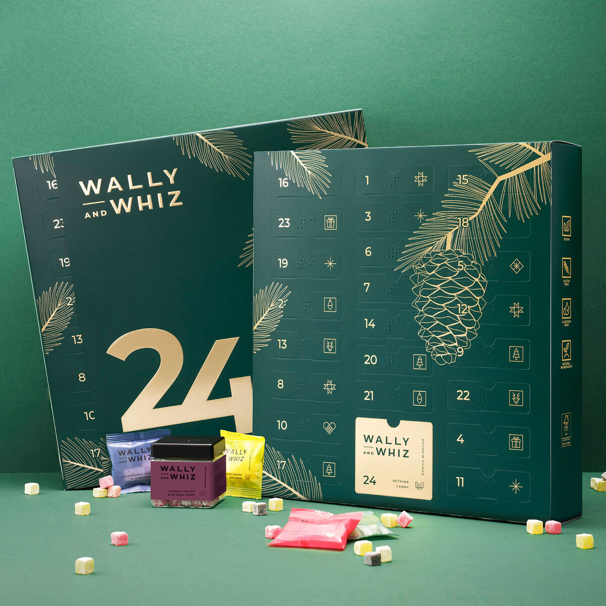 Wally and Whiz Julekalender 2025, grøn