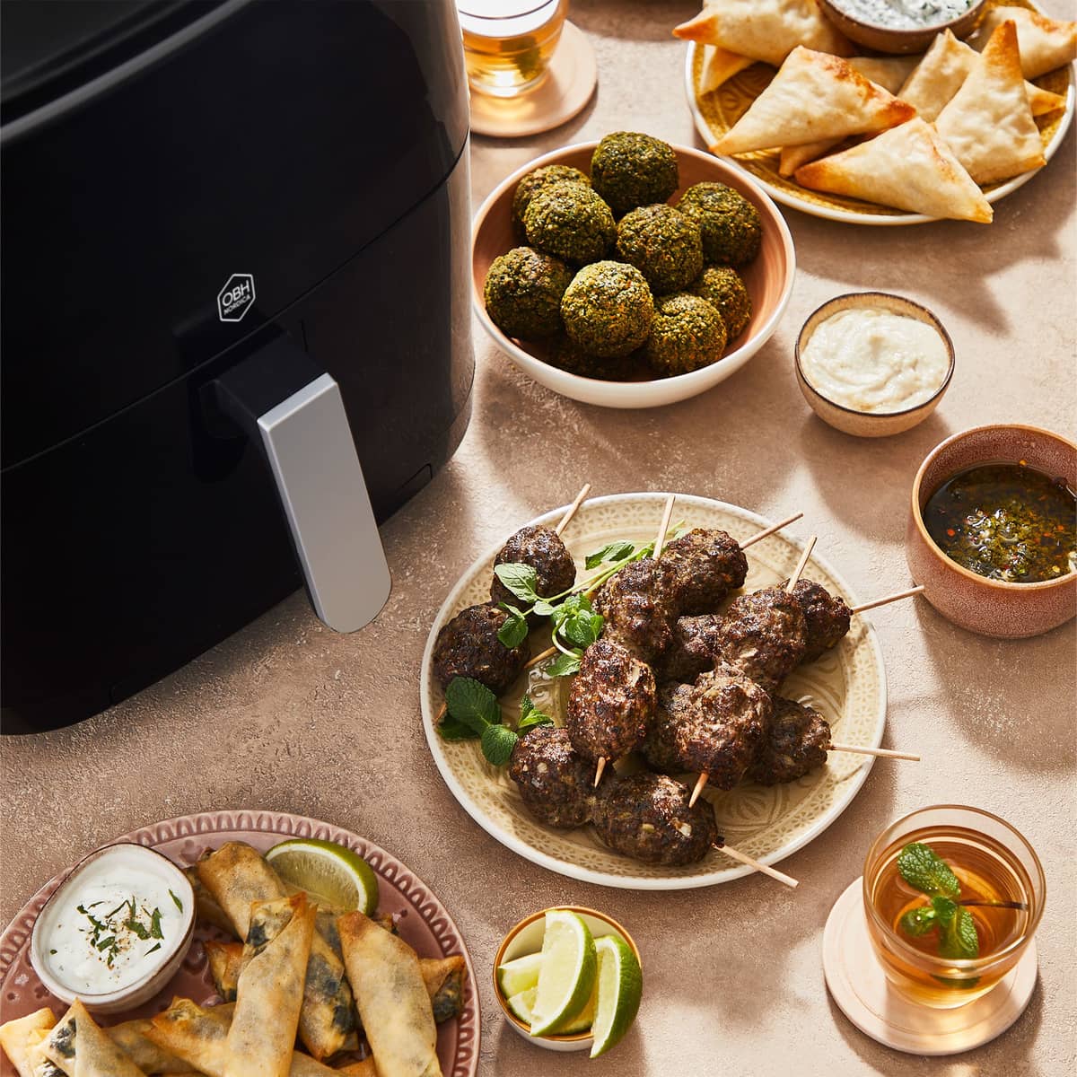 Easy Fry 3in1 Steam+ airfryer, svart
