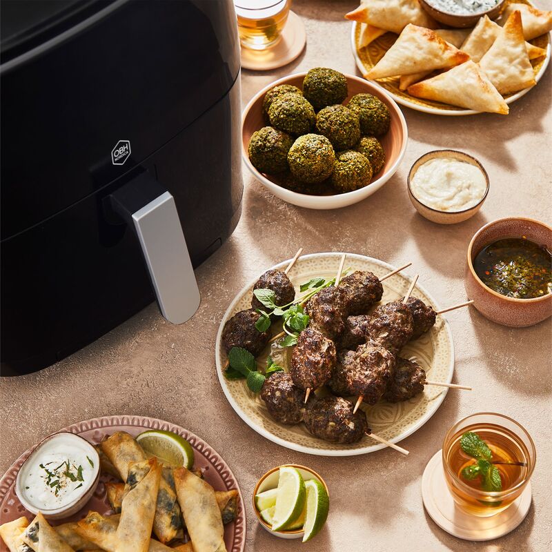 Easy Fry 3in1 Steam+ -airfryer, musta