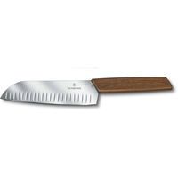 Swiss Modern Santokukniv 17cm Valnøtt-tre