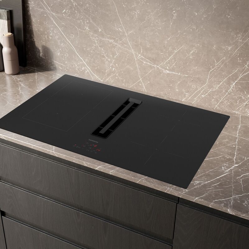 ED811BS16E iQ300 induktionshäll med integrerad fläktkåpa 80 cm