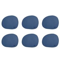 RAW glassbrikker silikon 6-pakning, dark blue