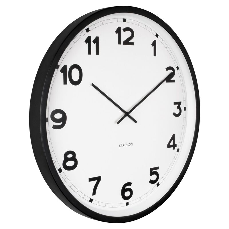 New Classic veggklokke 60 cm, hvit