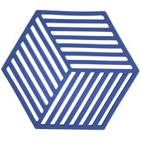 Hexagon gryteunderlag, indigo