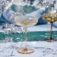 Opacity champagneglas 30 cl, brun, 2-pack