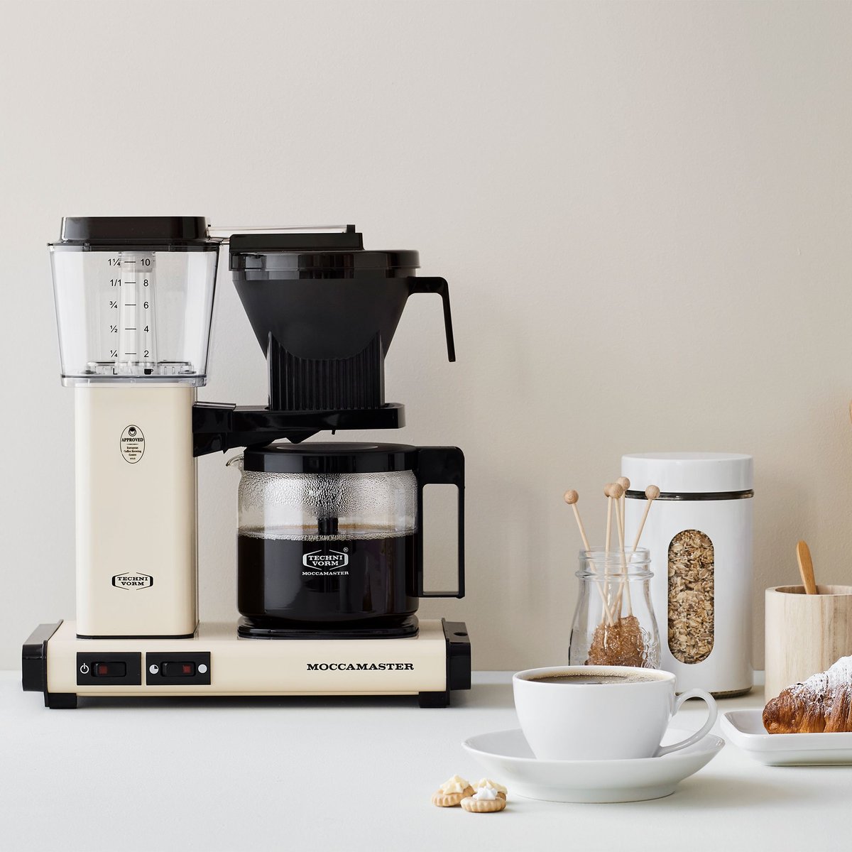Automatic kaffetrakter, light ivory