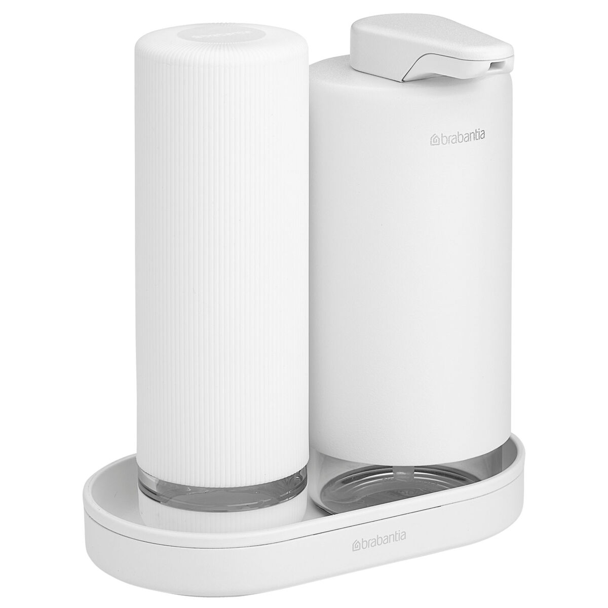 SinkStyle sæbe- og opvaskemiddeldispenser, hvid