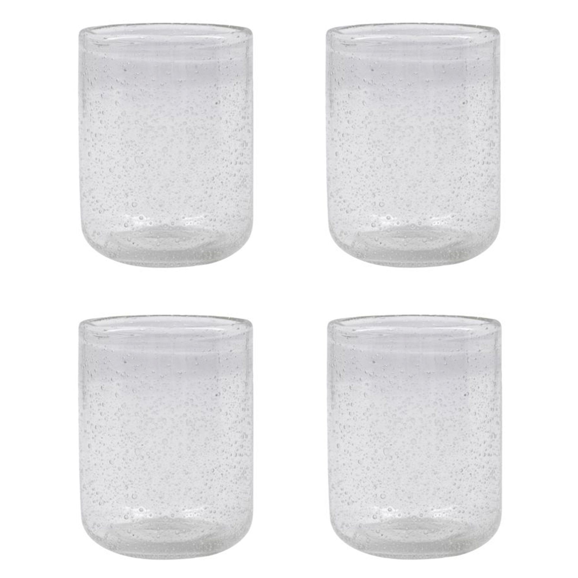 Rich glass 4-pack, klar