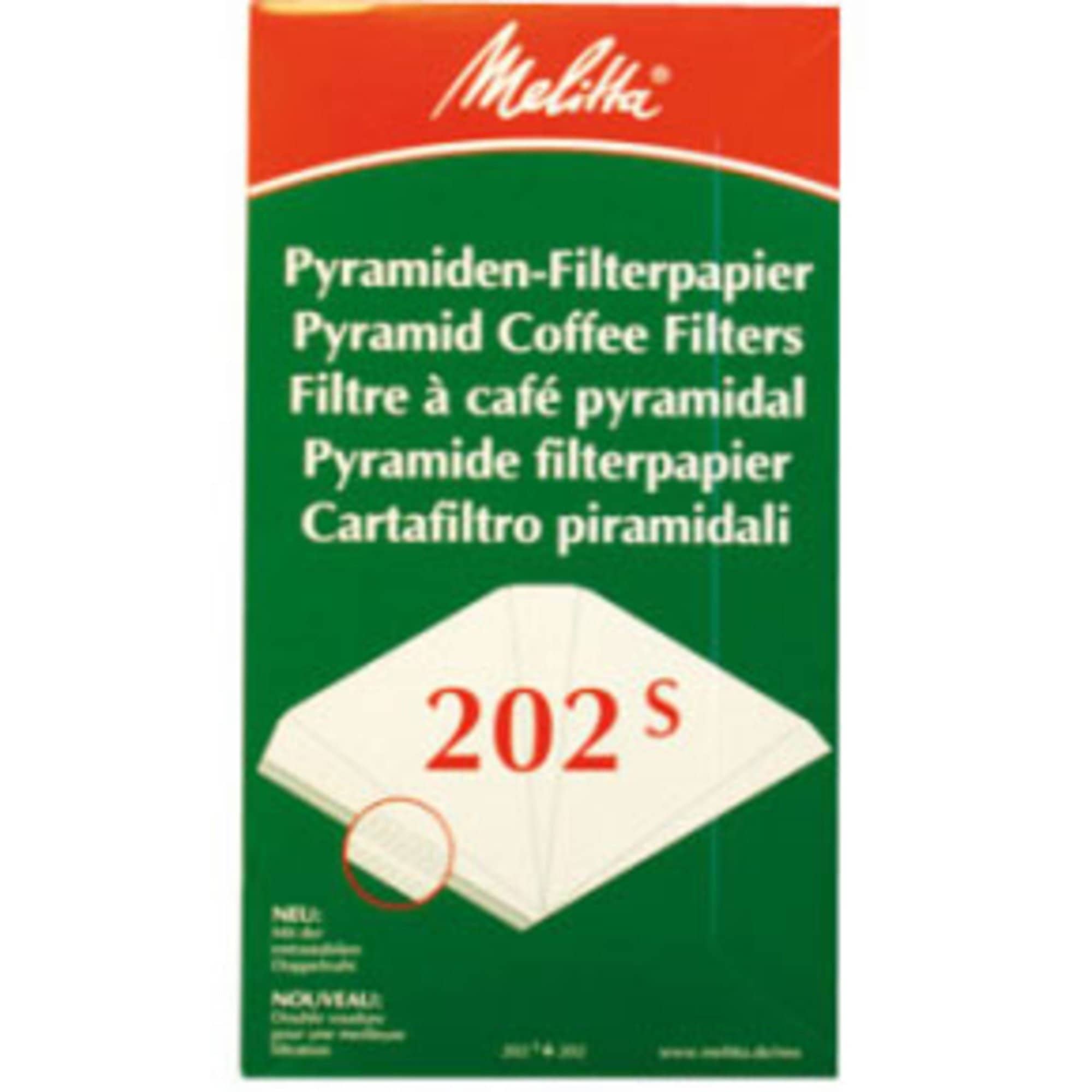 Produktfoto för Melitta Kaffefilter 202 Pyramidfilter