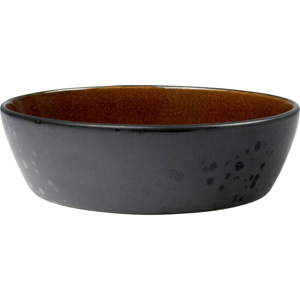 Soppskål 18 cm svart/amber