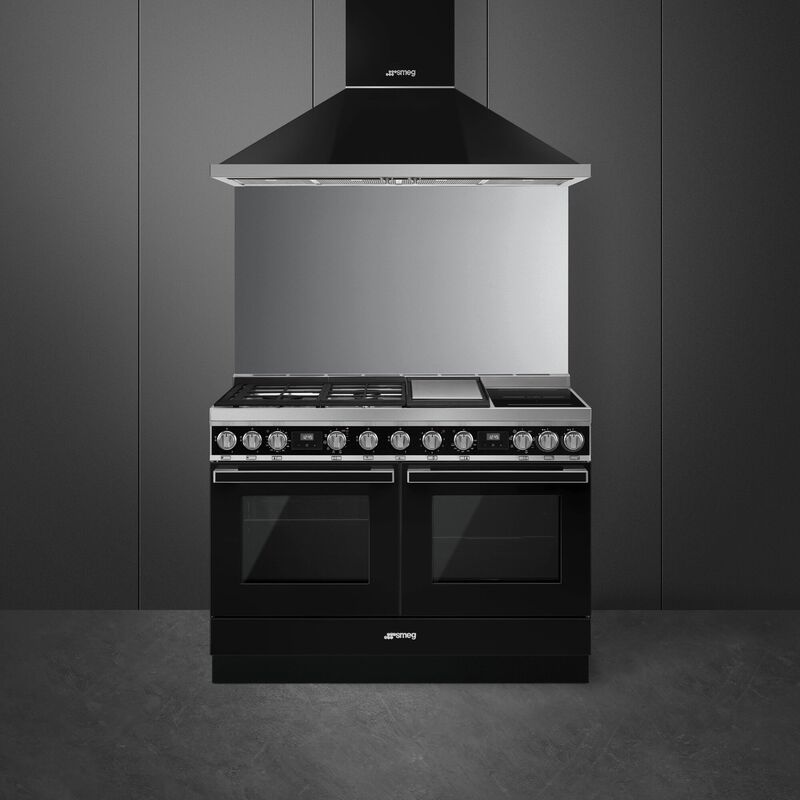 CPF120IGMPL Portofino gas-/induktionsspis, svart