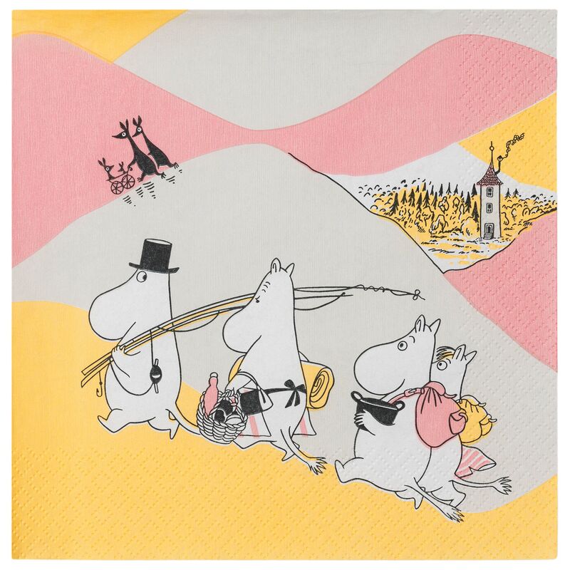 pappersservett 33 cm, Familjemys