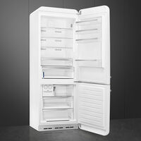 Smeg FAB38RWH6 högerhängd kyl/frys 70 cm, vit