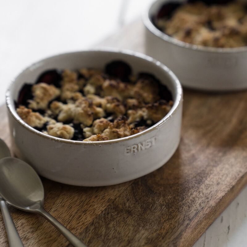 Uuninkestävä vuoka 12 cm, luonnonvalkoinen