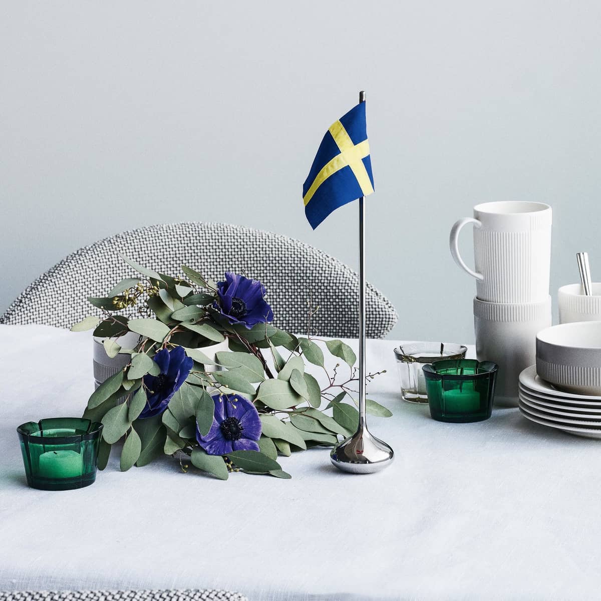 Bordsflagga Svensk 35 cm