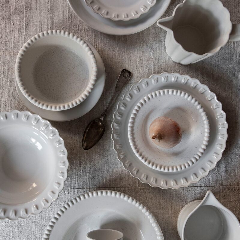 Tulipa tallrik 26 cm 2-pack, vit