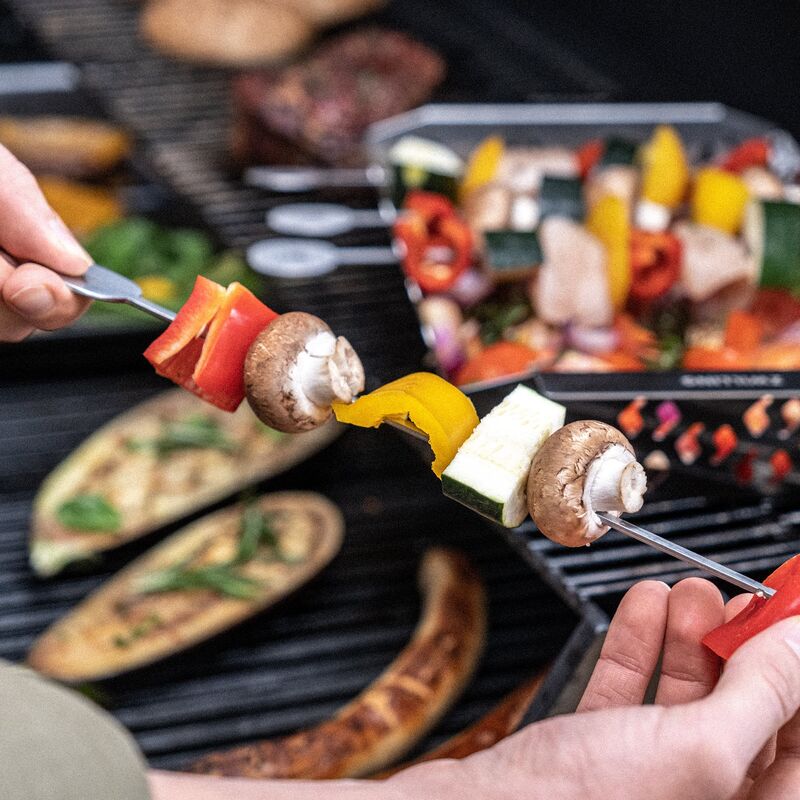 BBQ+ grillspett 5-pack, rostfritt stål