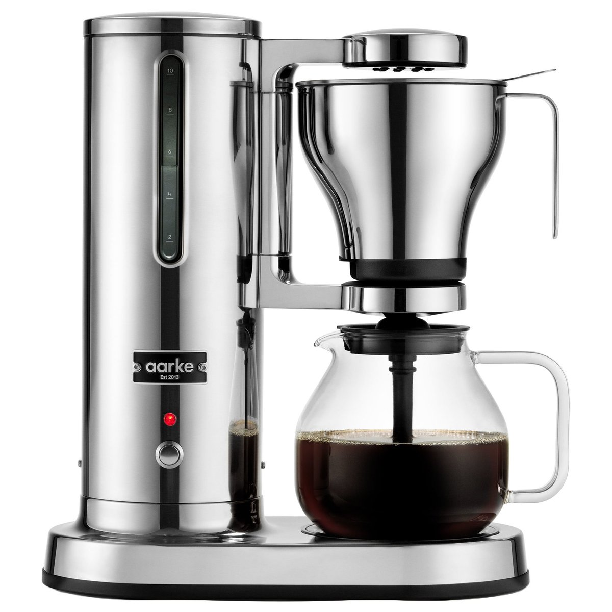 Kaffemaskin, rostfritt stål