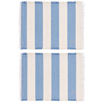 Toppu dækkeserviet, blå, 2 stk.