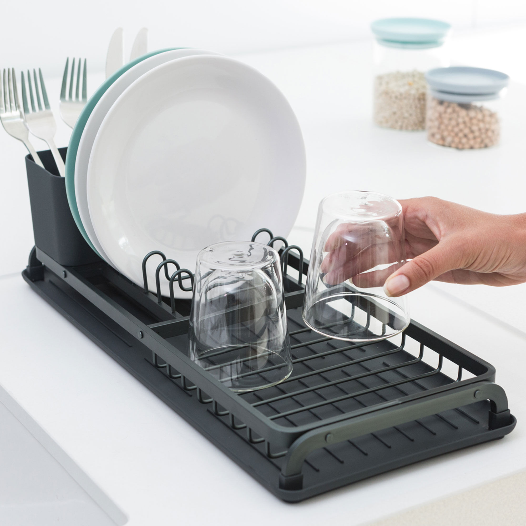 SinkSide kompakt diskställ, svart