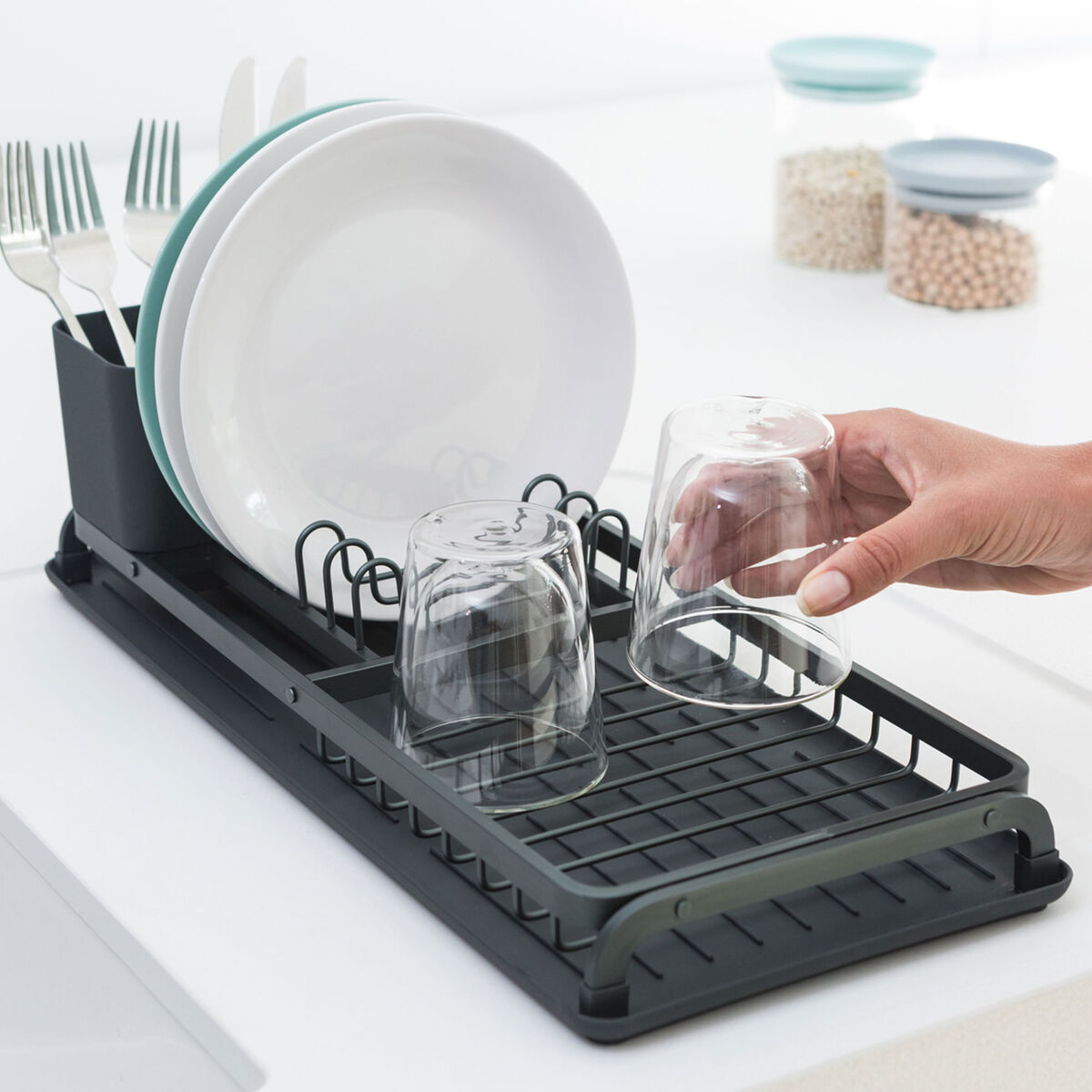 SinkSide kompakt diskställ, svart