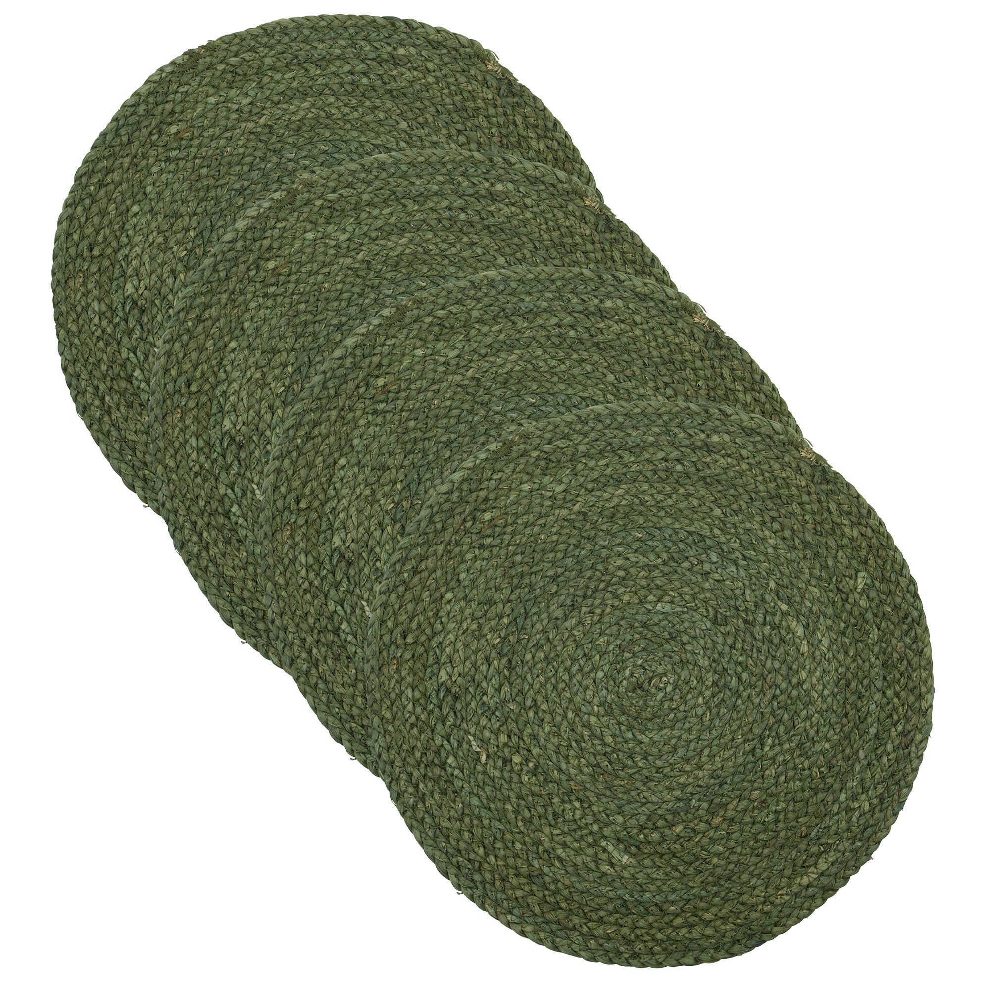 Circle bordstablett 38 cm, grön/natur